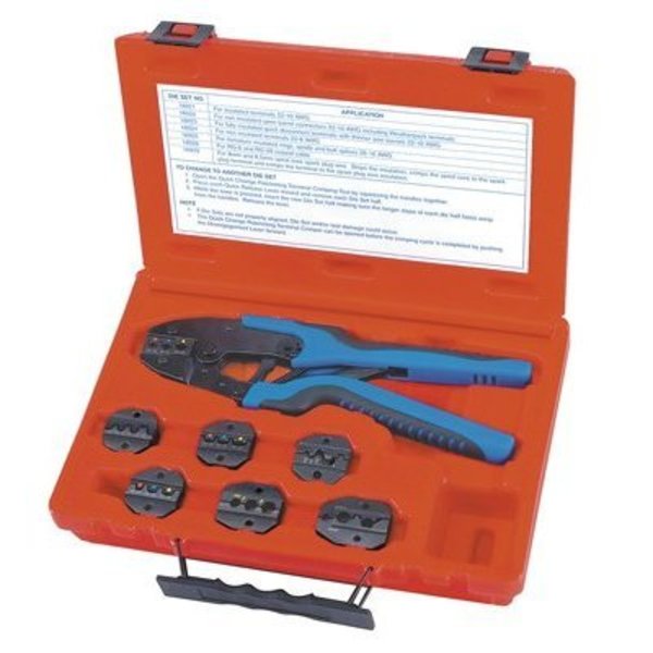 S&G Tool Aid RatchetTerminal Crimping Kit QUICK CHG SG18960